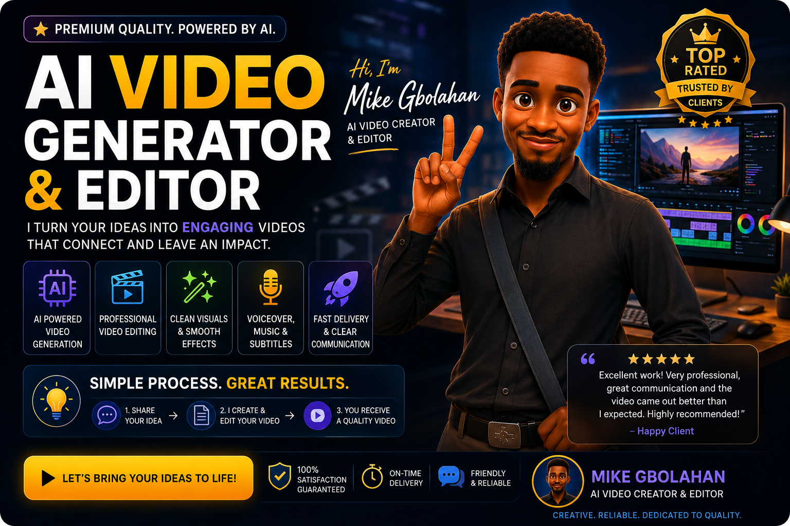 AI Video Animation Gen & Edit